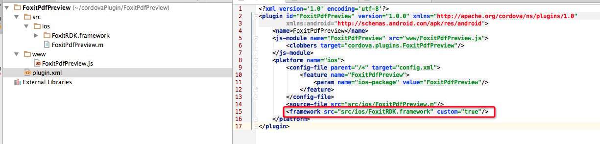 Contents of plugin.xml
