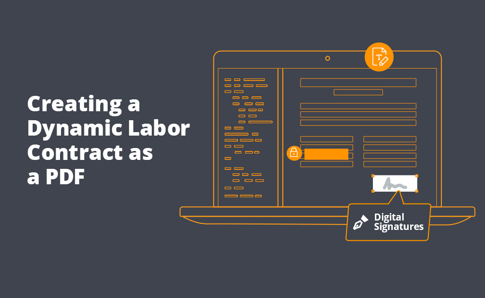Creating a Dynamic Labor Contract as a PDF