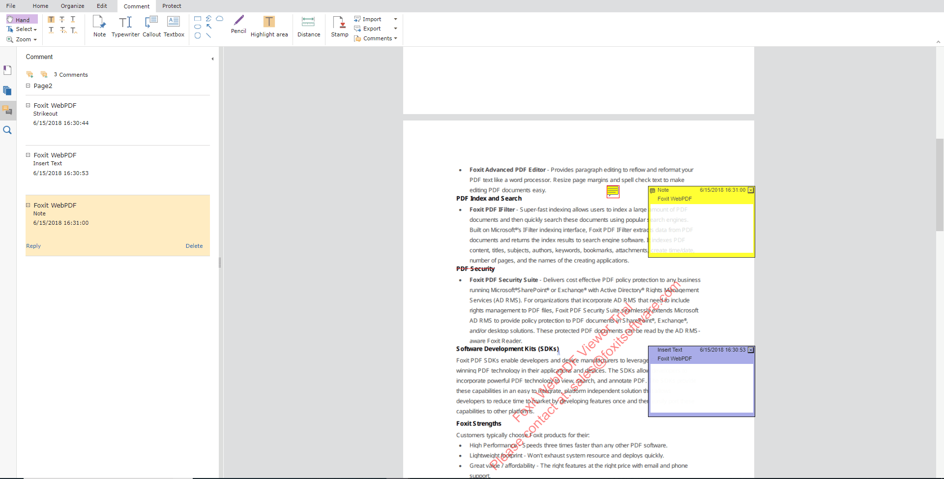 annotations select