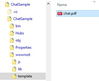 chat sample pdf template folder pdf sdk foxit