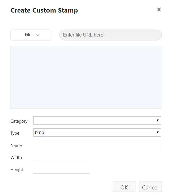 create custom stamp file settings foxit pdf sdk