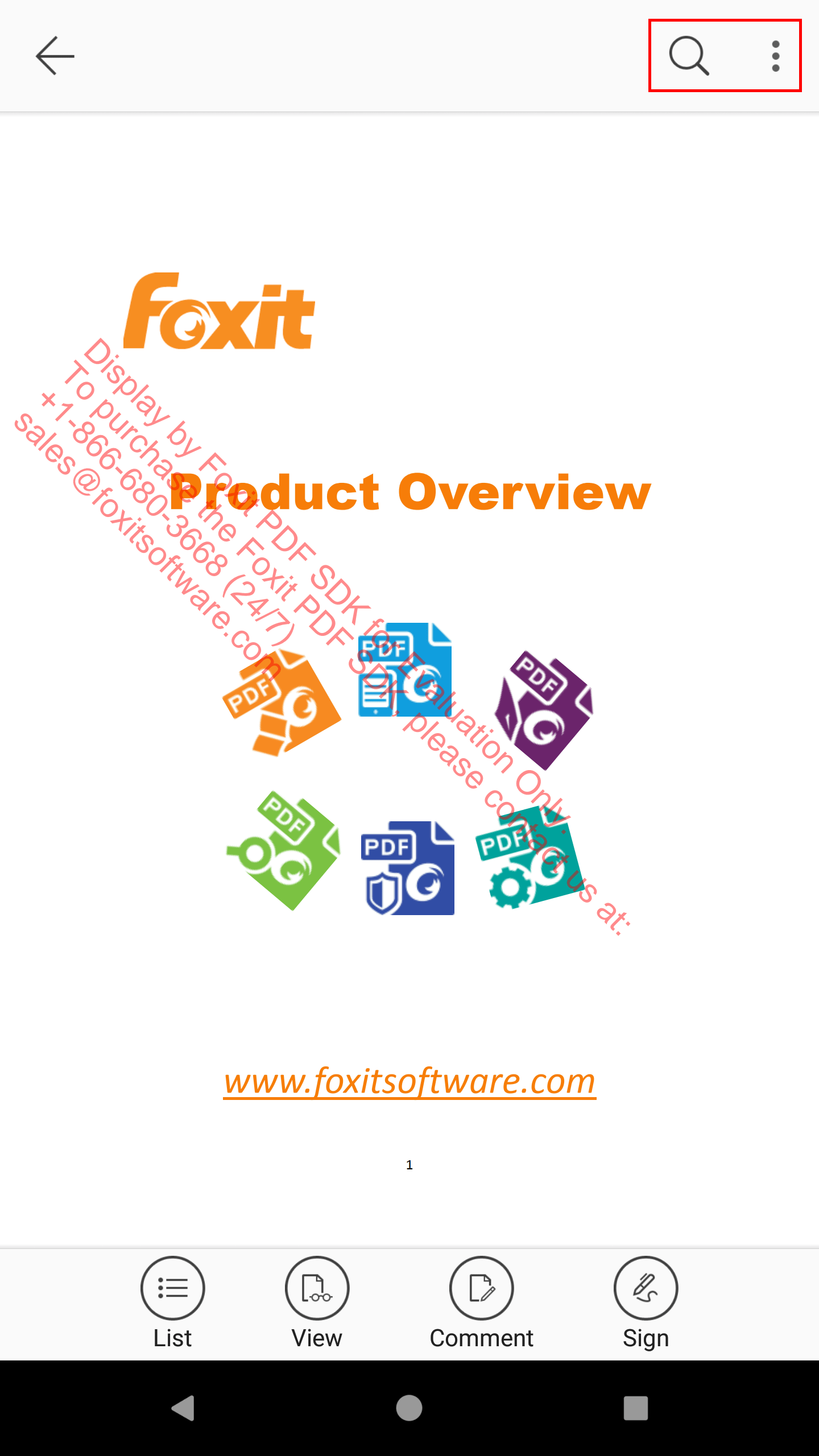 developer guide foxit pdf sdk android figure features modules 2