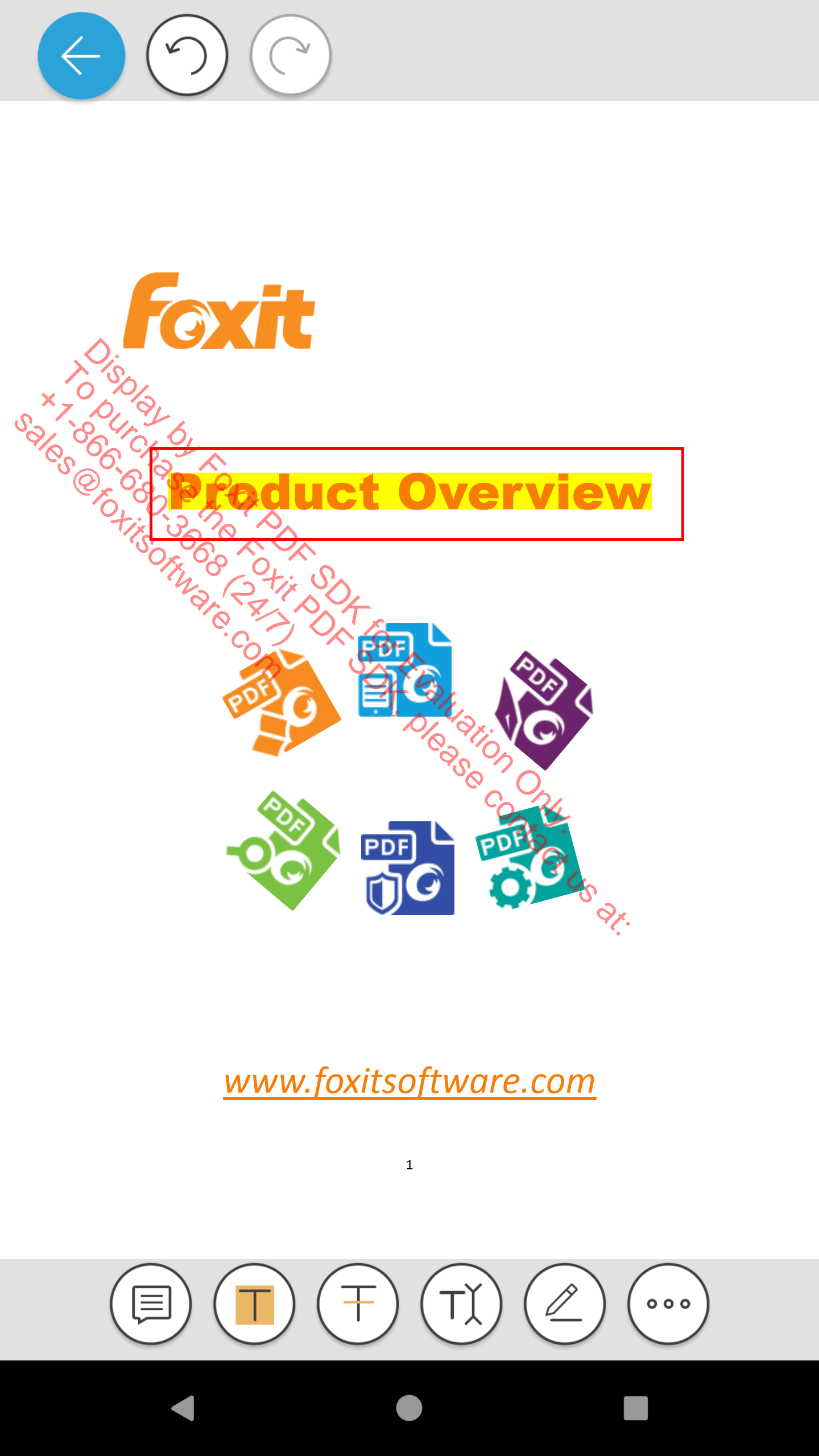 developer guide foxit pdf sdk android figure highlight 1