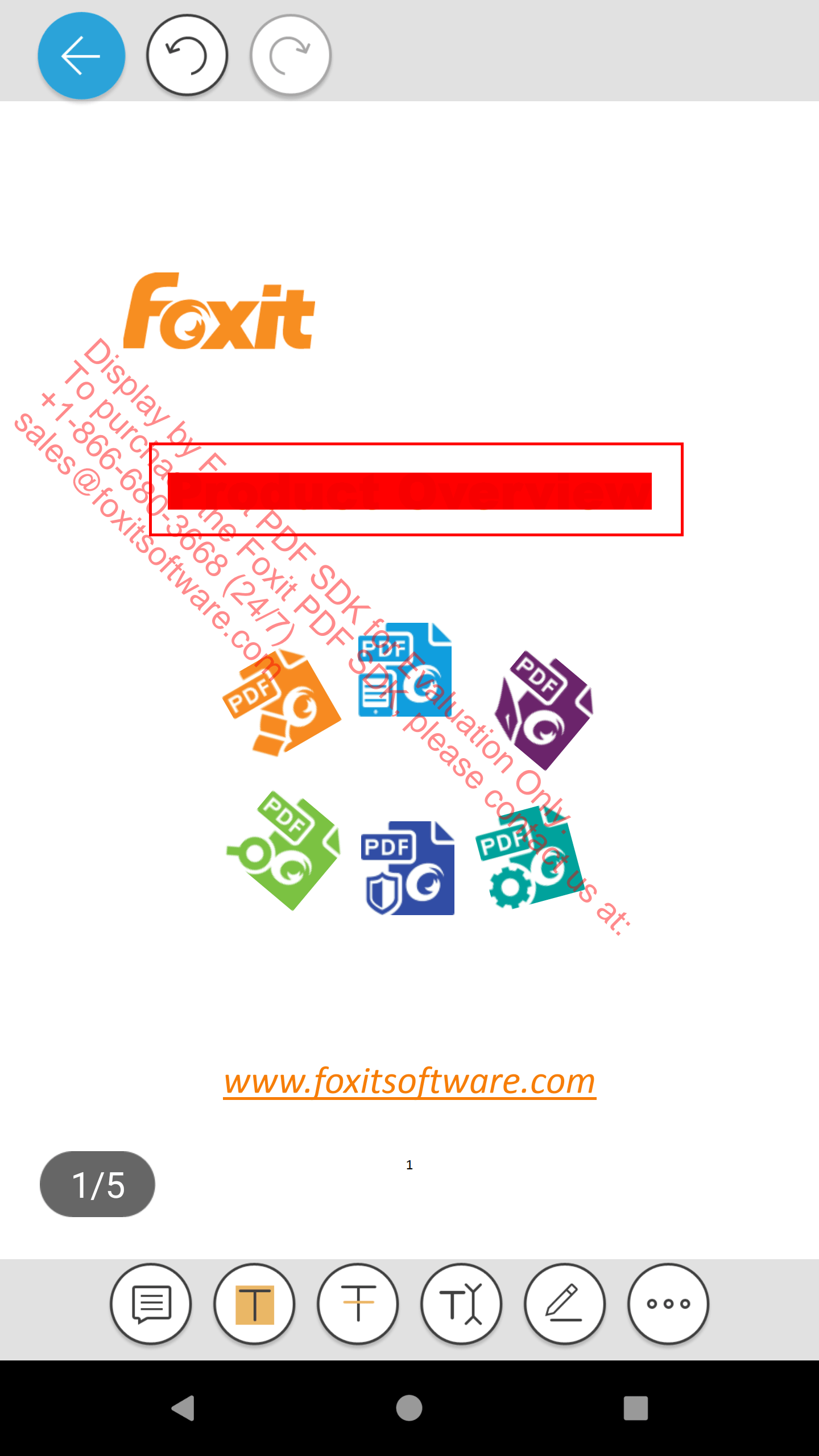 developer guide foxit pdf sdk android figure highlight 2