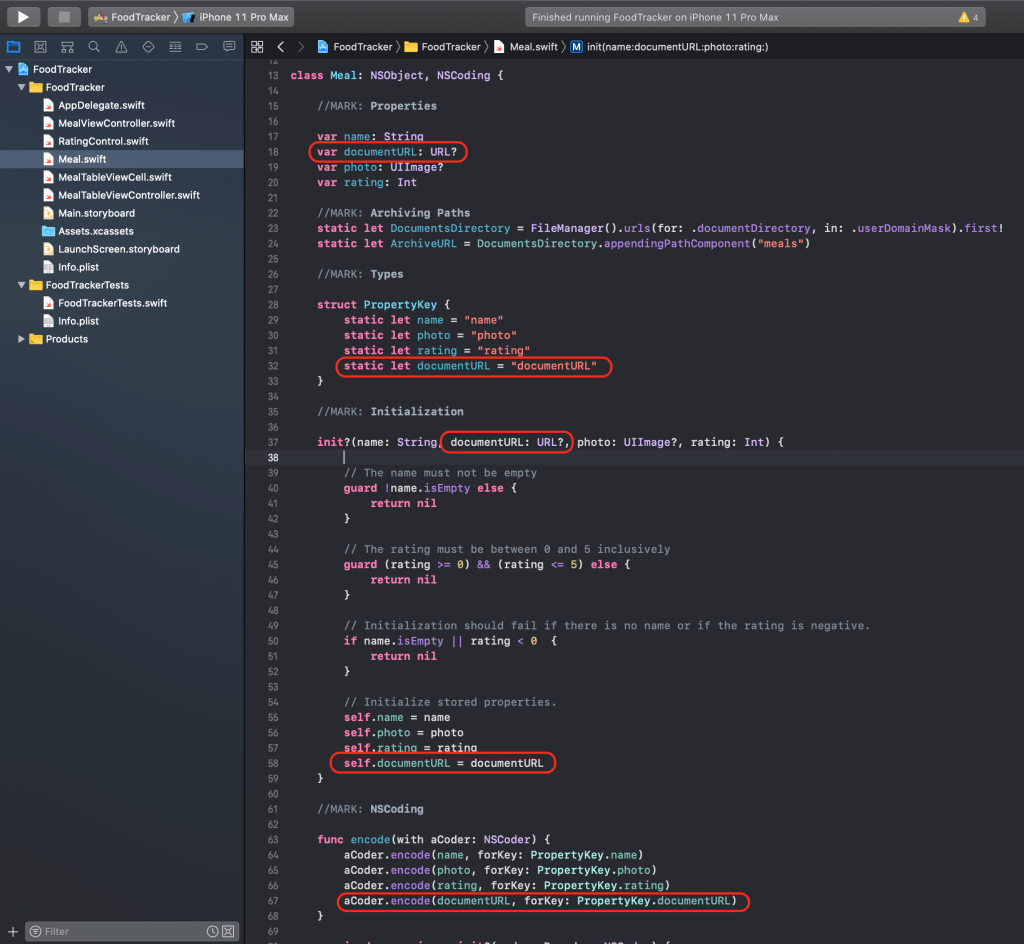 document url code swift ios pdf sdk foxit