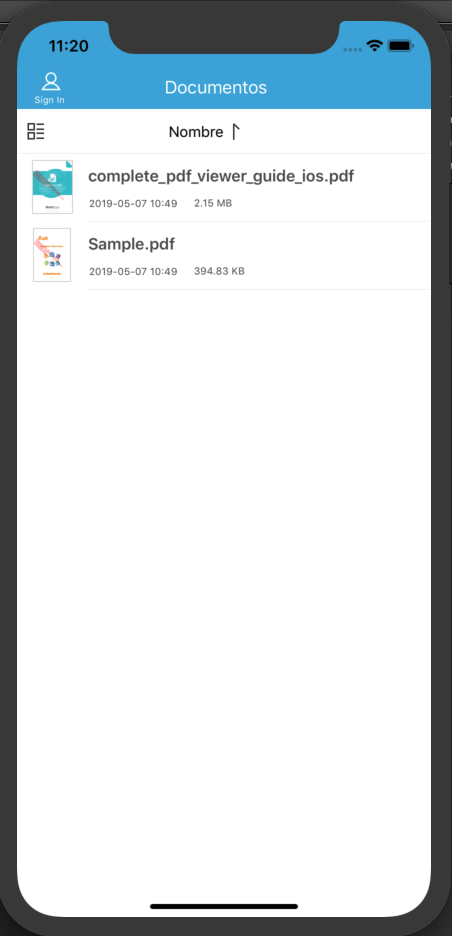 documents ios mobile pdf sample guide
