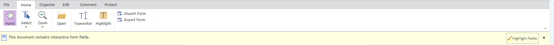 form highlight