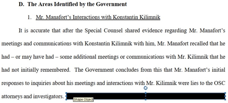 improper redaction