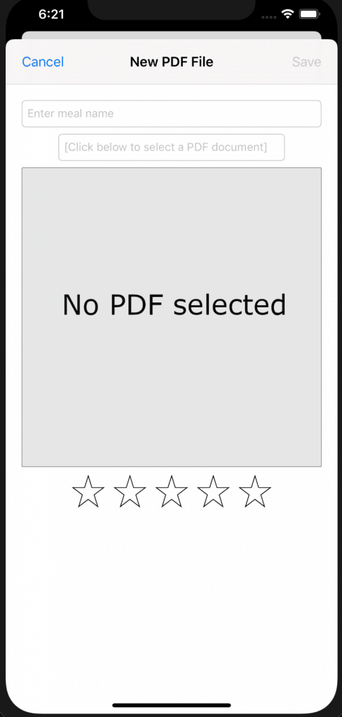 ios iphone no pdf selected select document file rate foxit software