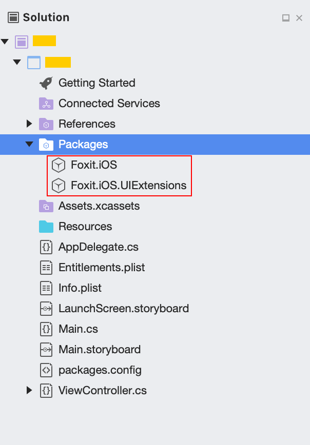 ios ui extensions foxit packages solution 1