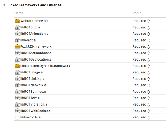 linked framework libraries options rdk ui extensions pdf foxit