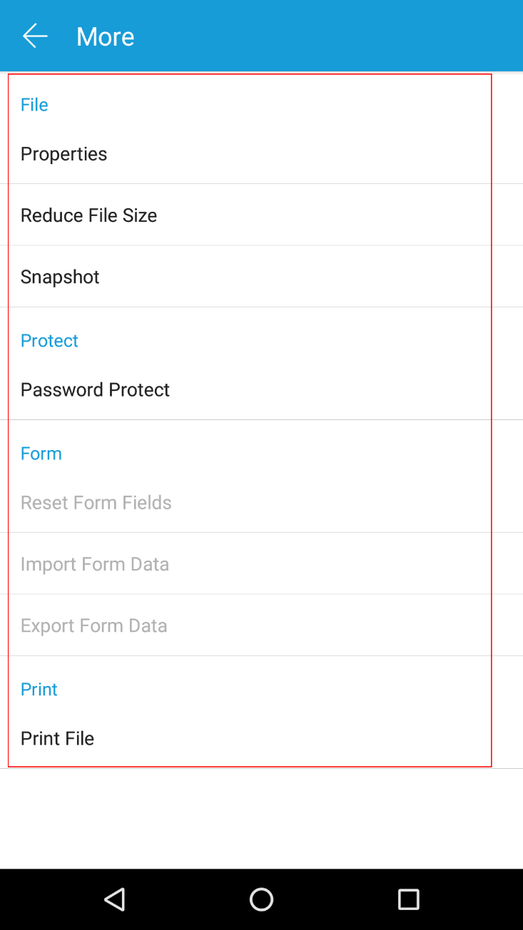 more settings file size android snapshot protect password form print