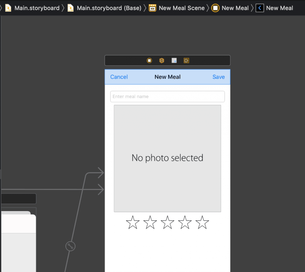 new meal cancel save photo select ratinf pdf sdk