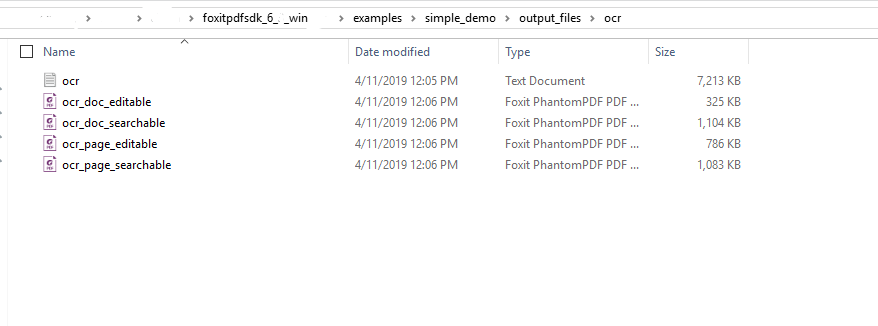 ocr foxit pdf sdk documents page files phantom windows