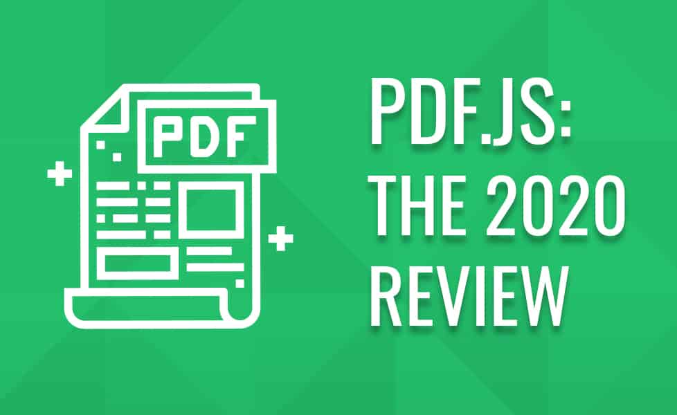 pdf js 2020 review