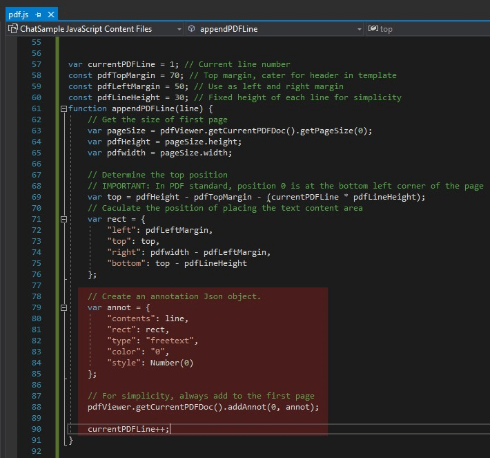 pdf js options coding sdk foxit java script