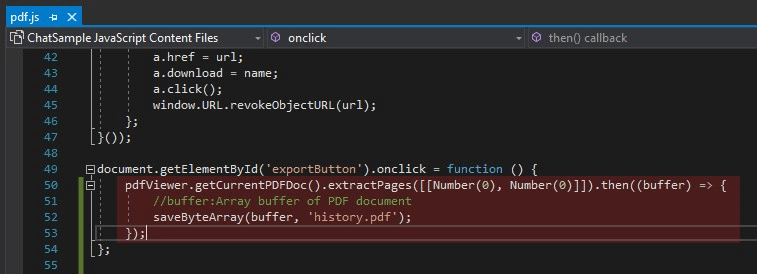 pdf js url coding foxit sdk chat sample content files