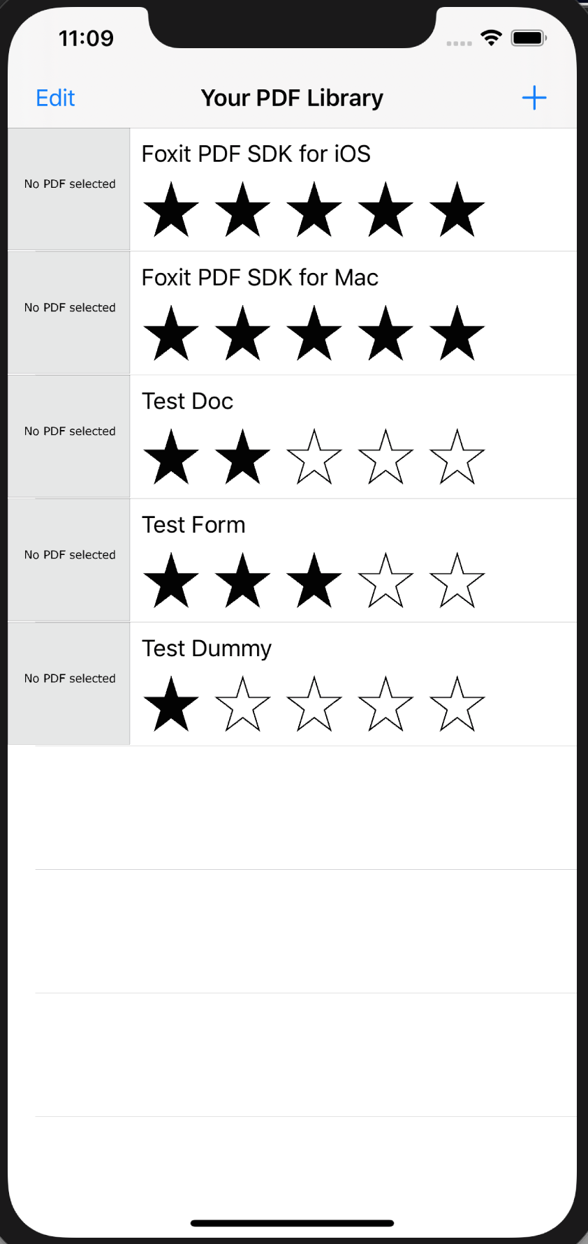 pdf library ios mac foxit sdk document form