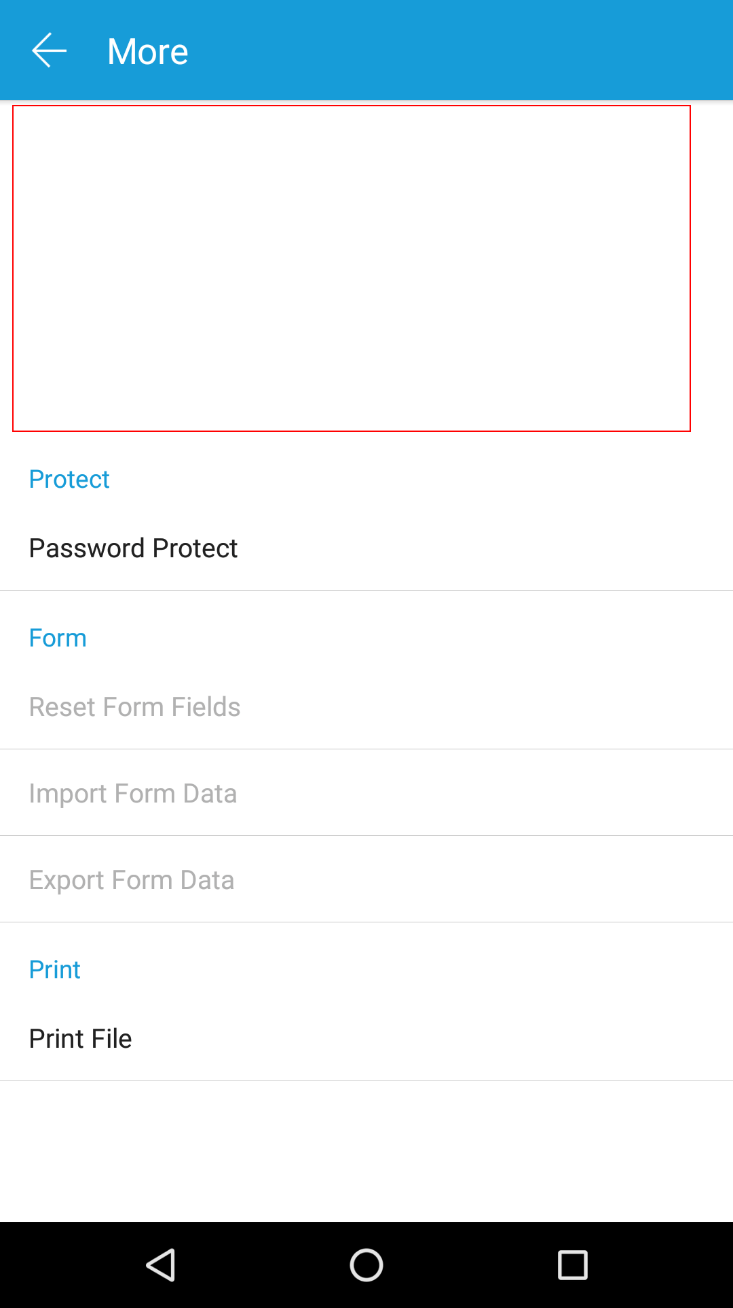settings options more foxit pdf sdk android