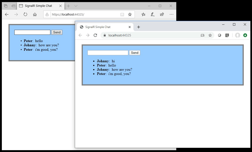signal simple chat dual tab chat pdf sdk