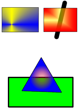 transparency color gradients graphic objects original