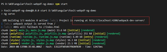 url running html code angular chunk