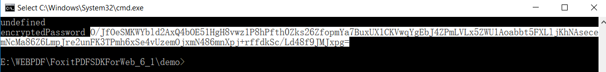 windows systems undefined encrypted password foxit pdf sdk demo