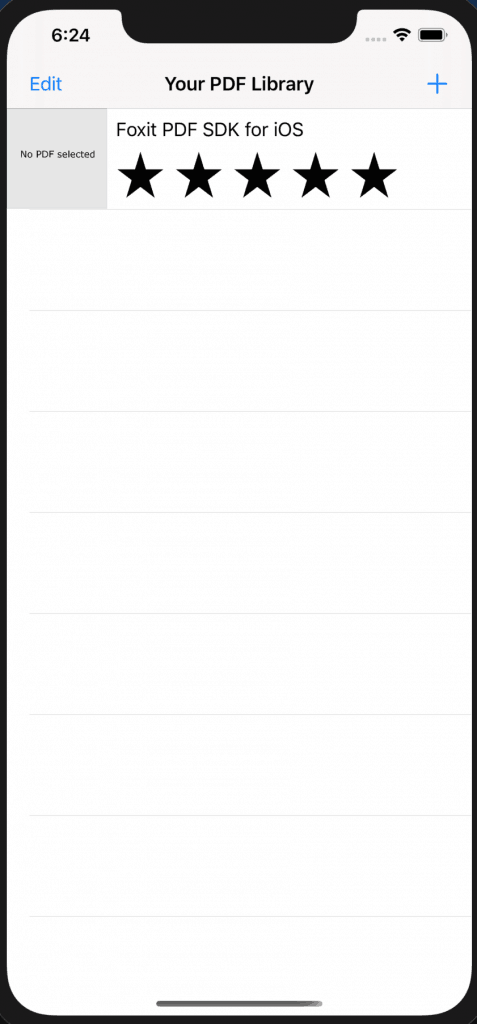 your pdf library edit add foxit sdk ios software